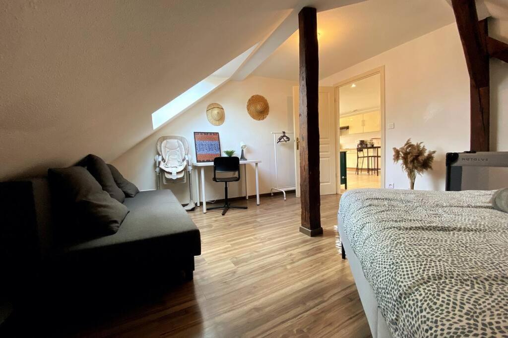 Apartmán 10Min Bus Strasbourg Centre-Parking Prive-Wifi-Tv Bischheim Exteriér fotografie